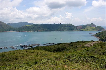 fish farm - Overlooking Clear Water Bay country club from Tung Lung Chau,Hong Kong Stock Photo - Rights-Managed, Code: 855-03023364