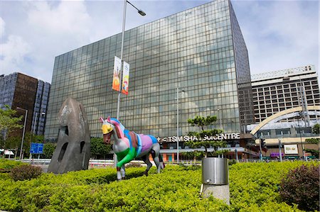 Commercial buildings in Tsimshatsui East,Kowloon,Hong Kong Stock Photo - Rights-Managed, Code: 855-03023750