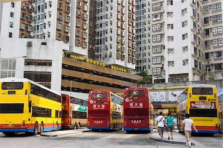 Bus terminal,Shaukeiwan,Hong Kong Stock Photo - Rights-Managed, Code: 855-03023913