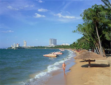 pattaya - Pattaya Beach, Pattaya, Thailand Foto de stock - Con derechos protegidos, Código: 855-03254879