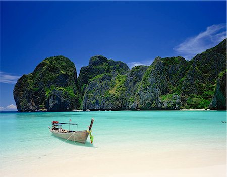 Île de Koh Phi Phi, Thaïlande Photographie de stock - Rights-Managed, Code: 855-03254882