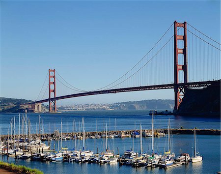 simsearch:855-03254953,k - Golden Gate Bridge, San Francisco, California, USA Foto de stock - Direito Controlado, Número: 855-03255090