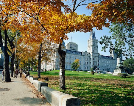 quebec province - Honore Mercier Monument and Quebec Parliament, Quebec, Canada Stock Photo - Rights-Managed, Code: 855-03255127