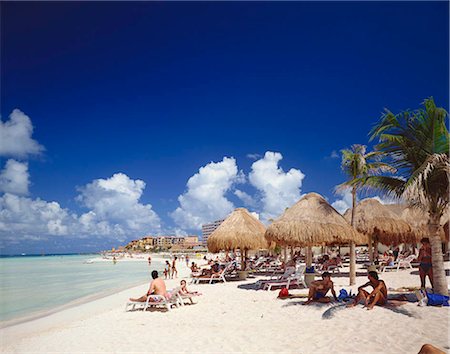 Cancun beach, Yucatan, Mexico, Central America Stock Photo - Rights-Managed, Code: 855-03255236