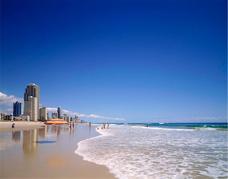 picture of land beach resort - Gold Coast resort, Australia Stock Photo - Rights-Managed, Code: 855-03255255