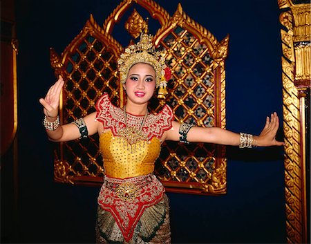 simsearch:855-02985790,k - Thai classic dancing, Bangkok,  Thailand Foto de stock - Con derechos protegidos, Código: 855-03255274