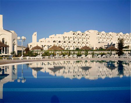 Resort hotel, Tunisia, Africa Stock Photo - Rights-Managed, Code: 855-03255286