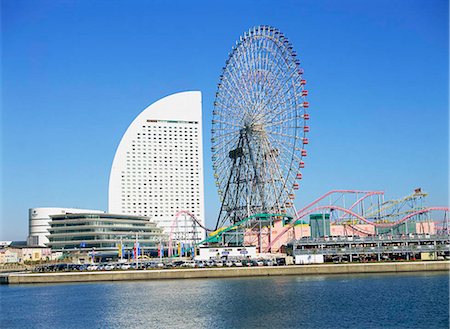 ferris wheel japan - Minatomirai, Yokohama, Japan Stock Photo - Rights-Managed, Code: 855-03255354