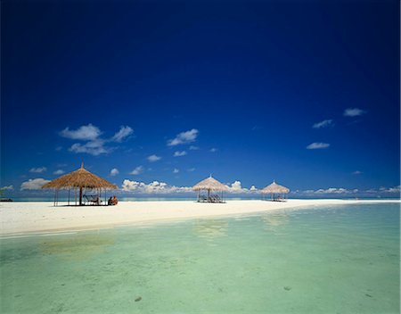 sandbar - Island resort, Maldives Stock Photo - Rights-Managed, Code: 855-03255350