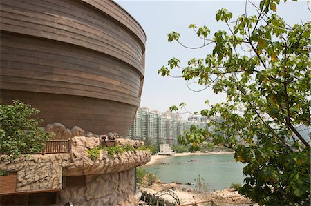 L'arche de Noé et le parc résidentiel complexe insulaire, Ma Wan, Hong Kong Photographie de stock - Rights-Managed, Code: 855-03252765