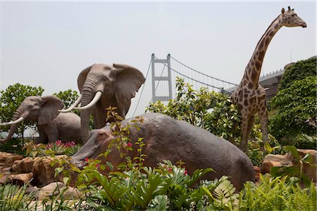 Parc de l'arche, l'arche de Noé, Ma Wan, Hong Kong Photographie de stock - Rights-Managed, Code: 855-03252791