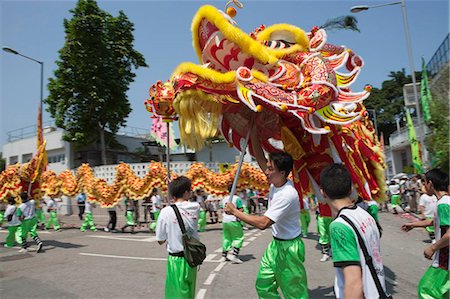 simsearch:855-03252882,k - Dragon dance celebrating the Tam Kung festival, Shaukeiwan, Hong Kong Foto de stock - Direito Controlado, Número: 855-03252900