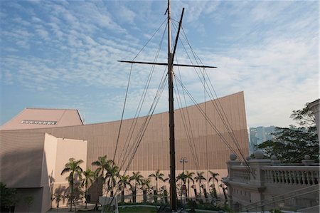 simsearch:855-03253481,k - Signal tower of Former Hong Kong marine police headquarter and Cultural Centre, Hong Kong Foto de stock - Con derechos protegidos, Código: 855-03252946