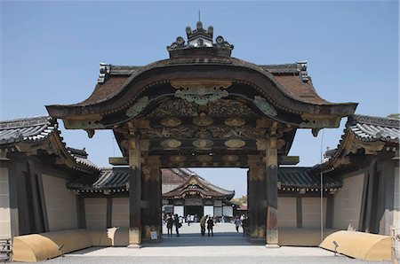 simsearch:855-03253026,k - Karamon gate, Nijo-jo, Kyoto, Japan Stock Photo - Rights-Managed, Code: 855-03253032