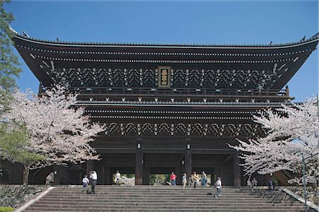 Sanmon gate of chion-in temple, Higashiyama, Kyoto, Japan Fotografie stock - Rights-Managed, Codice: 855-03253116