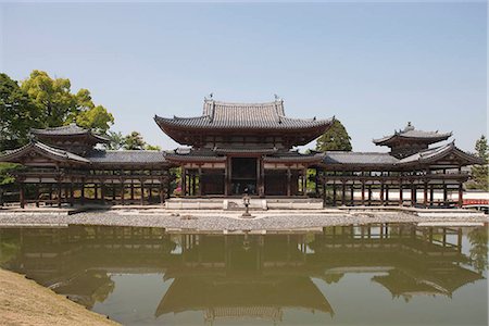 Phoenix hall, Byodo-in, Uji, Kyoto Prefecture, Japan Stock Photo - Rights-Managed, Code: 855-03253177