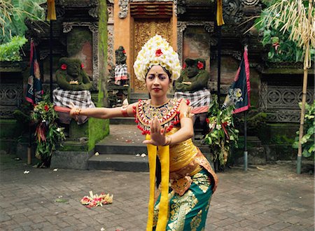 Legong dance show, Bali, Indonesia Stock Photo - Rights-Managed, Code: 855-03253644