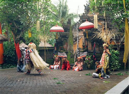 simsearch:855-02985793,k - Barong dance show, Bali, Indonesia Foto de stock - Con derechos protegidos, Código: 855-03253670