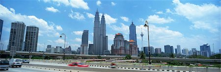 City skyline and highway, Kuala Lumpur, Malaysia Foto de stock - Con derechos protegidos, Código: 855-03253694