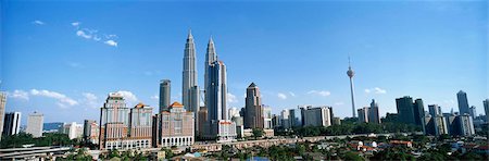 Skyline der Stadt, Kuala Lumpur, Malaysia Stockbilder - Lizenzpflichtiges, Bildnummer: 855-03253697