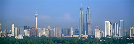 City skyline, Kuala Lumpur, Malaysia Foto de stock - Direito Controlado, Número: 855-03253700