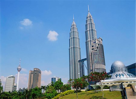 Skyline der Stadt, Kuala Lumpur, Malaysia Stockbilder - Lizenzpflichtiges, Bildnummer: 855-03253715