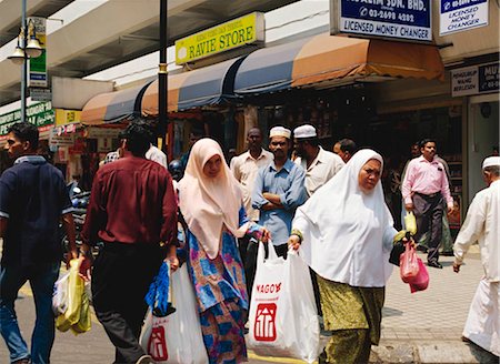 Street scene in downtown Kuala Lumpur, Malaysia Stock Photo - Rights-Managed, Code: 855-03253769