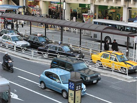 Streetscape in front of Shibuya station, Tokyo, Japan Stock Photo - Rights-Managed, Code: 855-03253942