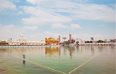Golden Temple in Amritsar, Punjab, India Photographie de stock - Rights-Managed, Code: 857-06721549