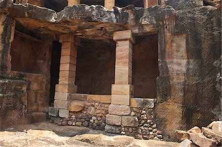 simsearch:857-06721579,k - Ruins at an archaeological site, Udayagiri and Khandagiri Caves, Bhubaneswar, Orissa, India Foto de stock - Con derechos protegidos, Código: 857-06721580