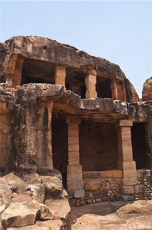 simsearch:857-06721579,k - Entrance of an ancient cave, Udayagiri and Khandagiri Caves, Bhubaneswar, Orissa, India Foto de stock - Con derechos protegidos, Código: 857-06721583
