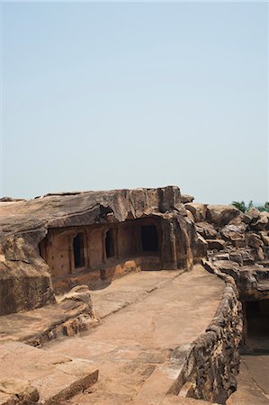 simsearch:857-06721579,k - Facade of an ancient building, Udayagiri and Khandagiri Caves, Bhubaneswar, Orissa, India Foto de stock - Con derechos protegidos, Código: 857-06721609