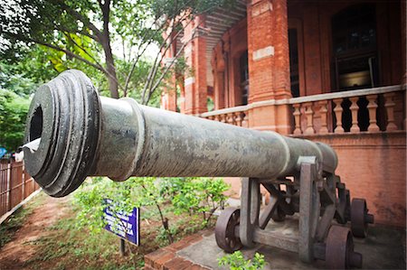 Cannon at Fort Museum, Fort St. George, Chennai, Tamil Nadu, India Foto de stock - Con derechos protegidos, Código: 857-06721704