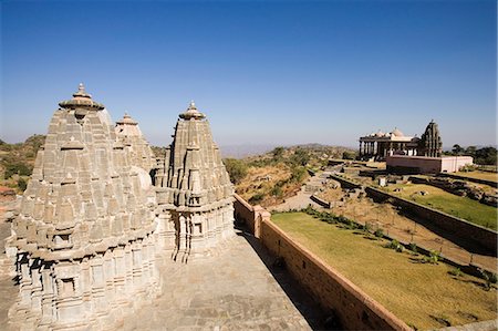 simsearch:400-06557316,k - Temple in a fort, Kumbhalgarh Fort, Udaipur, Rajasthan, India Foto de stock - Con derechos protegidos, Código: 857-03192510