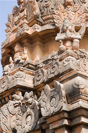 Sculptures sur un temple, Temple de Krishna, Hampi, Karnataka, Inde Photographie de stock - Rights-Managed, Code: 857-03192761