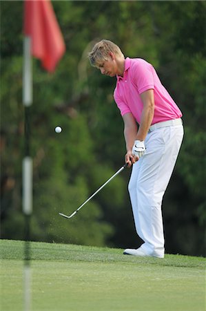 Man Playing Golf Stock Photo - Rights-Managed, Code: 858-05799314