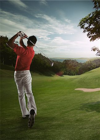 effects - Man Looking Golf Ball Stock Photo - Rights-Managed, Code: 858-06159393