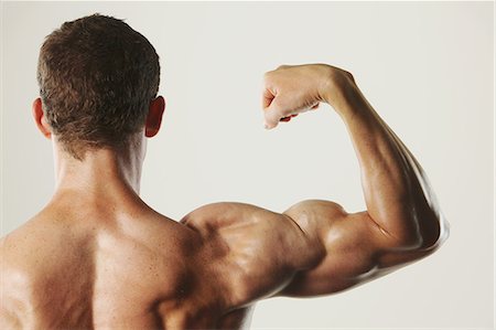 picture back muscles human body - Body Builder Stock Photo - Rights-Managed, Code: 858-06617664