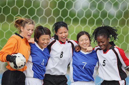 Women Playing Soccer With Ball Stock Photo - Rights-Managed, Code: 858-06617847