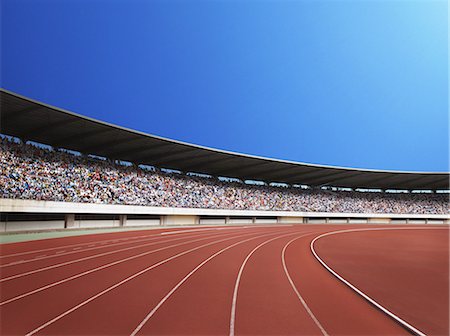 running crowd - Running Track Stock Photo - Rights-Managed, Code: 858-06756209