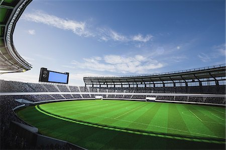 stadium bleachers - CG stadium Stock Photo - Rights-Managed, Code: 858-08421627