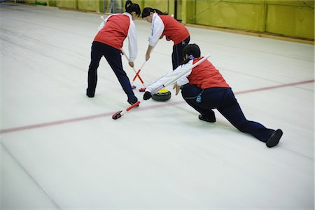 Curling Match Stock Photo - Rights-Managed, Code: 858-03044265