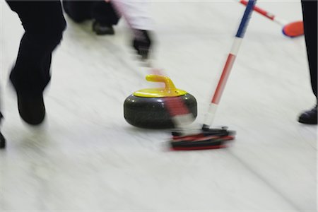 Match de curling Photographie de stock - Rights-Managed, Code: 858-03044296