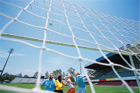 soccer teen game - Sports Stock Photo - Rights-Managed, Code: 858-03044418