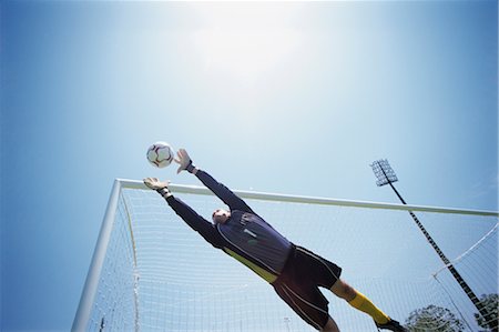 soccer goalie saves - Sports Stock Photo - Rights-Managed, Code: 858-03044447