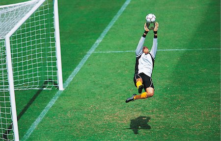 soccer goalie saves - Sports Stock Photo - Rights-Managed, Code: 858-03044448