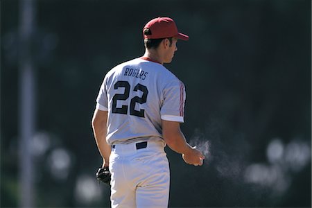 pitcher and baseball - Sports Stock Photo - Rights-Managed, Code: 858-03044609