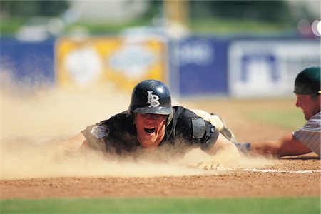 diving for baseball - Sports Stock Photo - Rights-Managed, Code: 858-03044612