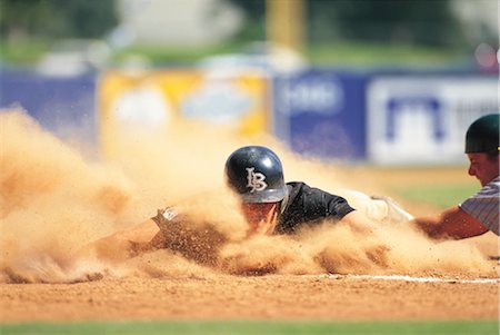 diving for baseball - Sports Photographie de stock - Rights-Managed, Code: 858-03044641