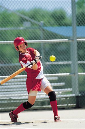 softball - Sports Fotografie stock - Rights-Managed, Codice: 858-03044861